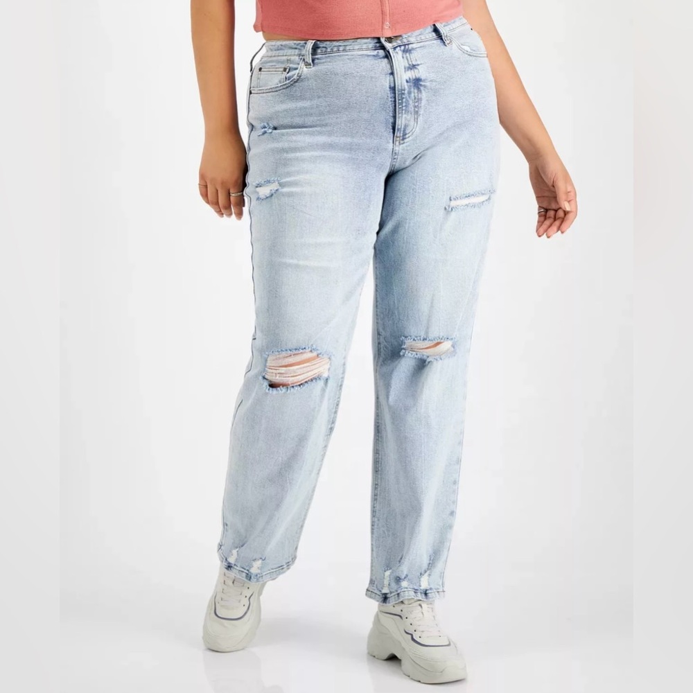 NWT! TINSELTOWN BAGGY STRAIGHT JEANS